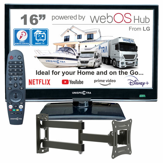 16" Unispectra® Smart TV (webOS) with Wall Mount