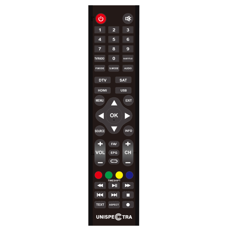 Unispectra® 19"/22" Remote Control