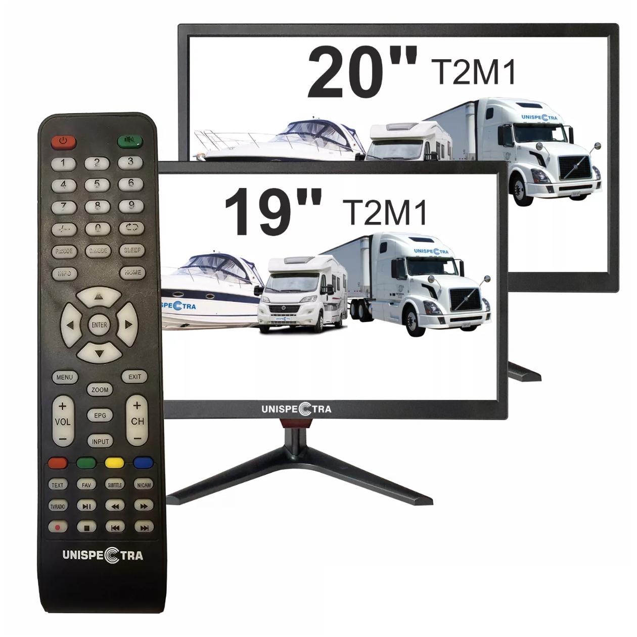 Unispectra® 19"/20" Remote Control (T2M1 Models)