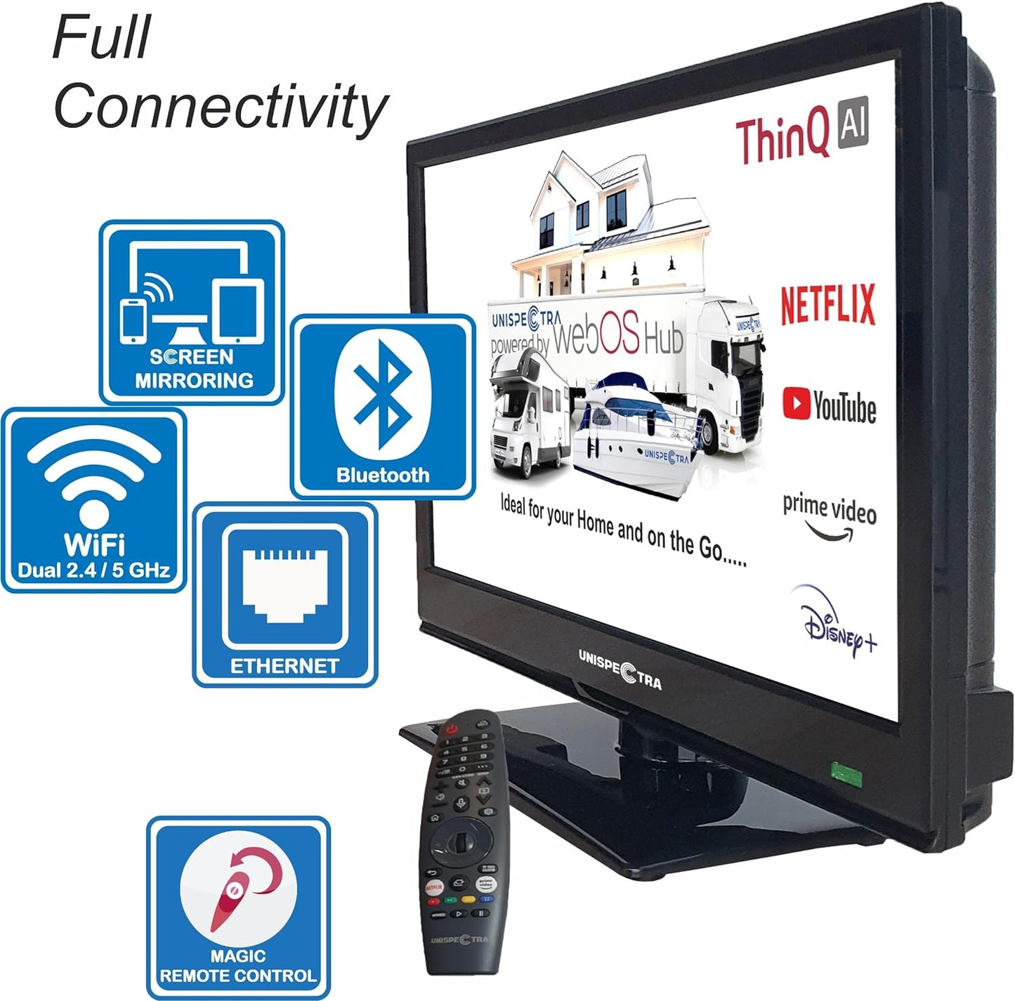 16" Unispectra® Smart TV (webOS) with Wall Mount