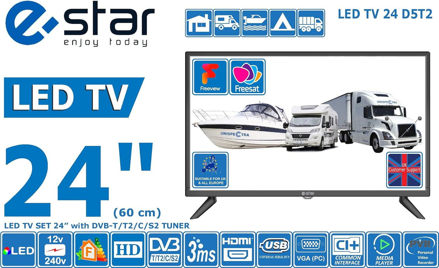 24" eStar Standard TV