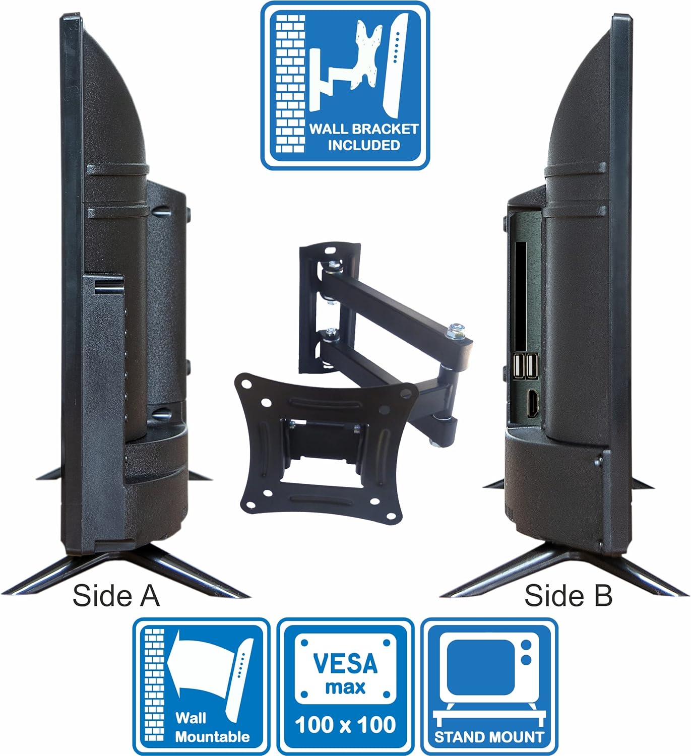 19" Unispectra® Wall Mount TV