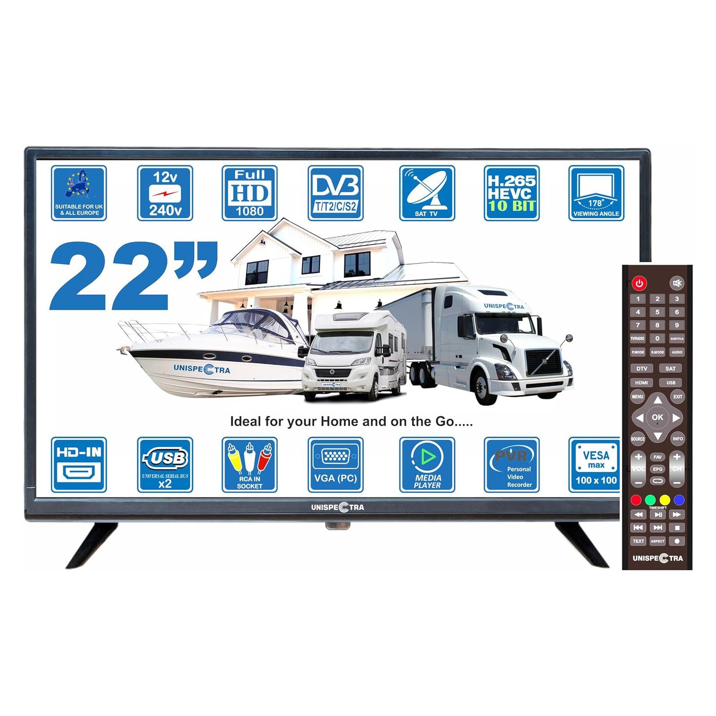 22" Unispectra® Standard TV