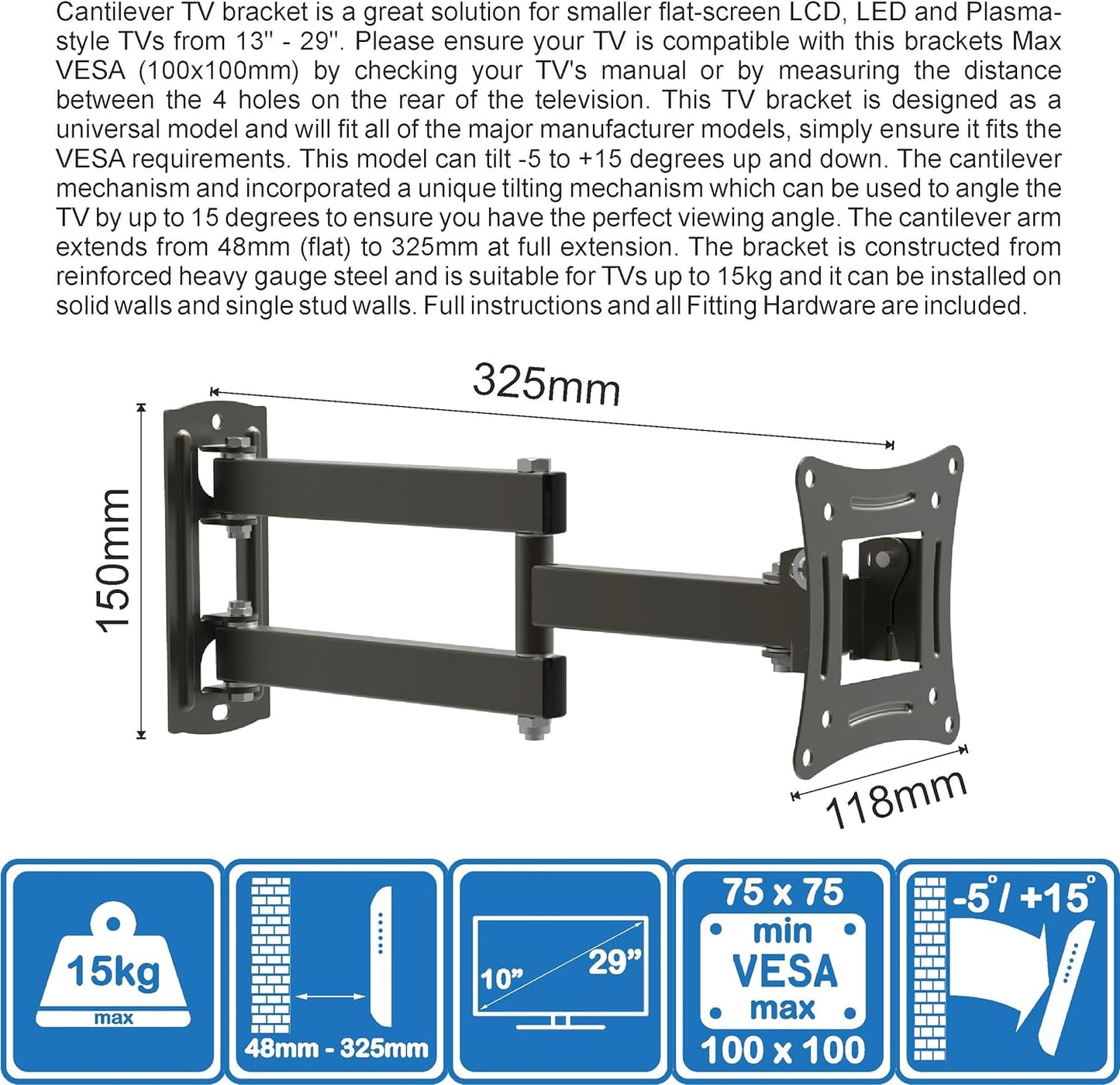 Unispectra® TV Wall Mount