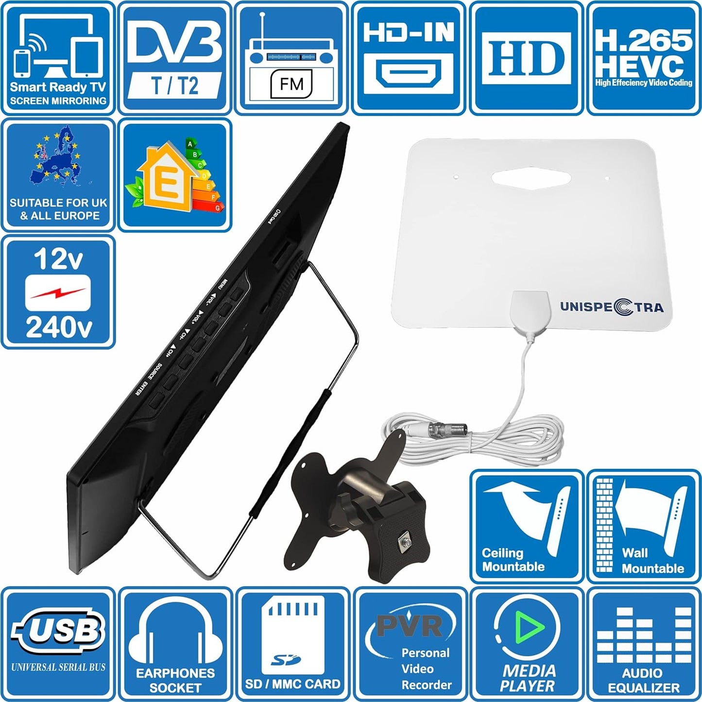 16" Unispectra® Smart Ready TV
