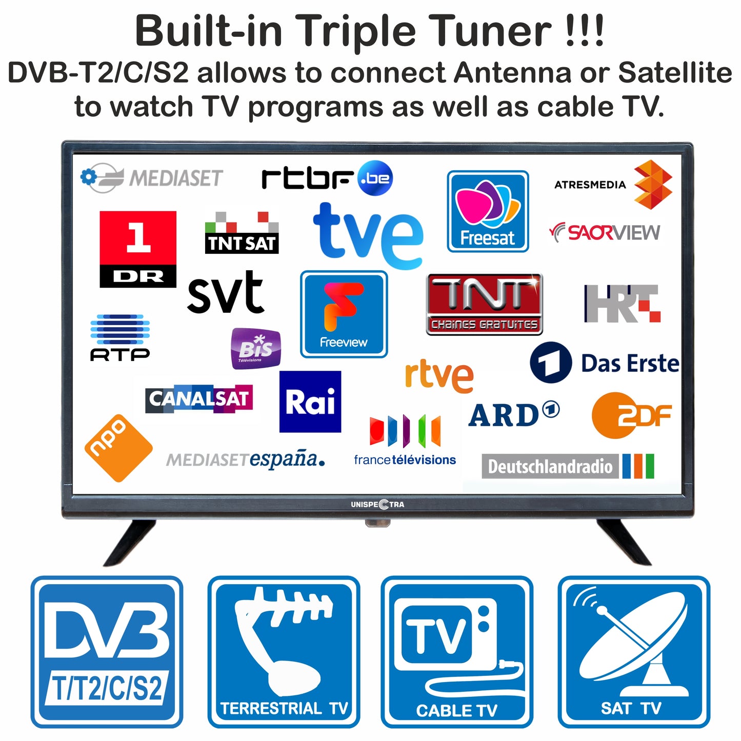 19" Unispectra® Smart TV (webOS) DLED