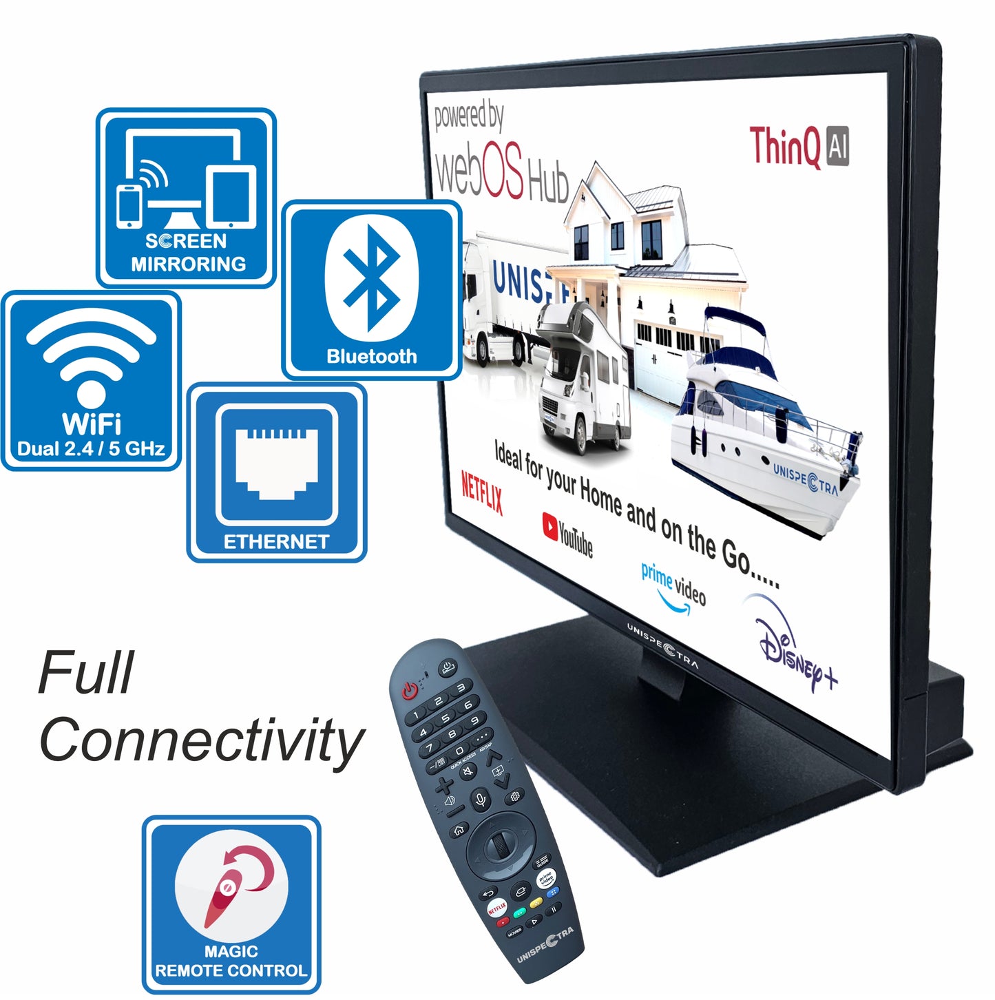 19" Unispectra® Smart TV (webOS)